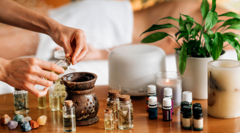 Aromatherapy massage